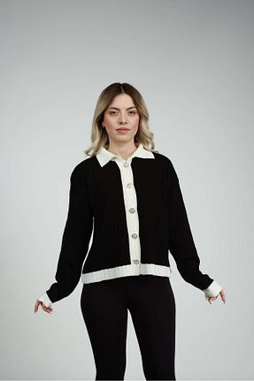 ست بالاتنه و پائین تنه مشکی زنانه تریکو üretimtedarik - کد 893317101