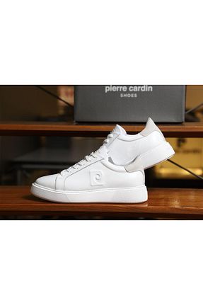 کفش کلاسیک سفید مردانه چرم خالص Pierre Cardin - کد 890781115