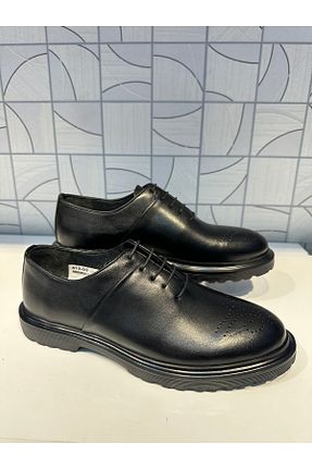 کفش کژوال مشکی مردانه چرم خالص Anıl Ayakkabı - کد 890797286