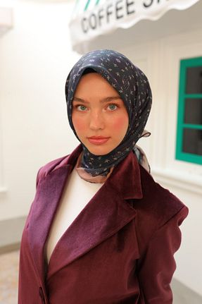 روسری سبز پنبه ای Silk Home - کد 891758687