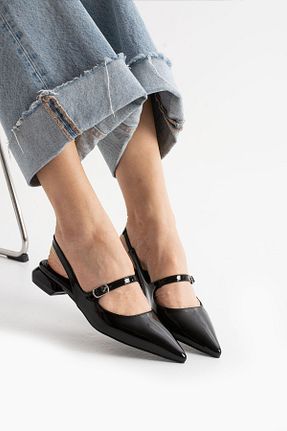 بابت مشکی زنانه چرم مصنوعی Güllü Shoes - کد 890837700