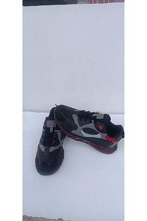 کفش اسنیکر مشکی مردانه بند دار ydf - کد 891769955
