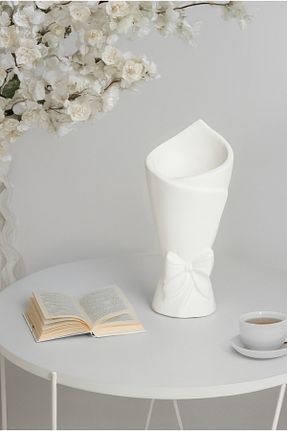 گلدان سفید Beton LALEZEN HOME - کد 890852600