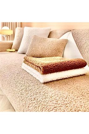 کاور مبل بژ پلی استر MER HOME - کد 890859425