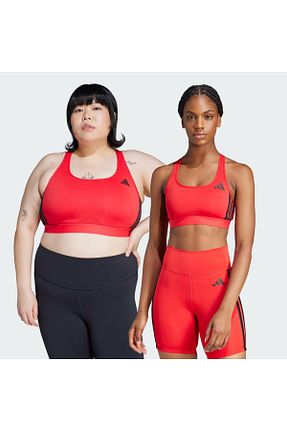 نیم تنه اسپرت قرمز زنانه پلی استر adidas - کد 890880993