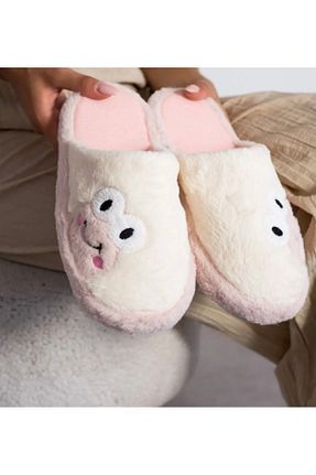 دمپائی خانگی صورتی زنانه پارچه ای Pınar - کد 891784829