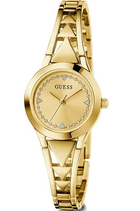 ساعت مچی طلائی زنانه 26-30 میلی متر Guess - کد 743030194