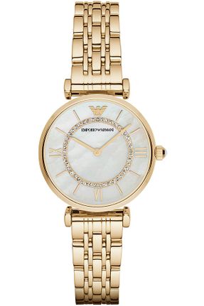 ساعت مچی طلائی زنانه 31-35 میلی متر Emporio Armani - کد 379351705