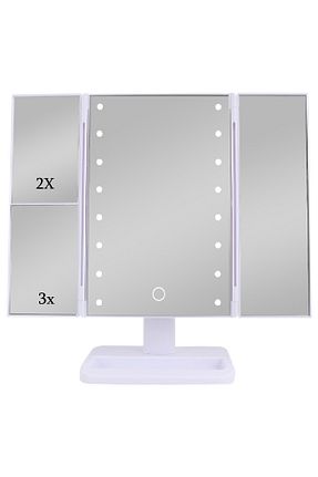 آینه سفید پلاستیک urzuva - کد 890949631