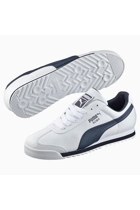 کفش اسنیکر سفید مردانه چرم اصل Puma - کد 37153273
