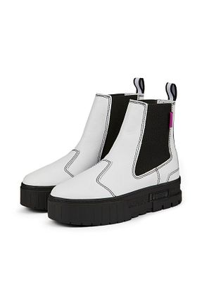 بوت / نیم بوت سفید زنانه پاشنه تخت Puma - کد 317970689