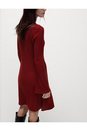 لباس قرمز زنانه بافت Marks & Spencer - کد 890921155