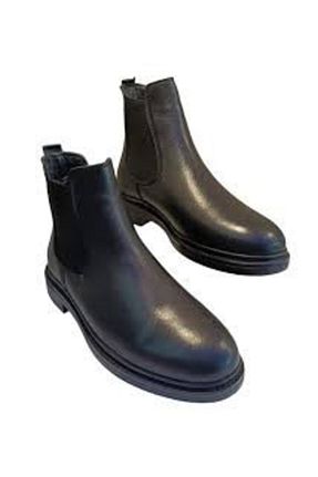بوت / نیم بوت مشکی مردانه پاشنه تخت Castle Black - کد 891394977
