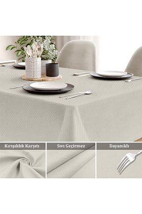 رومیزی طوسی پنبه ای Evim - کد 865458555