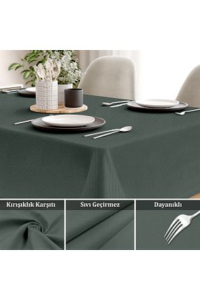 رومیزی طوسی پنبه ای Evim - کد 866158617