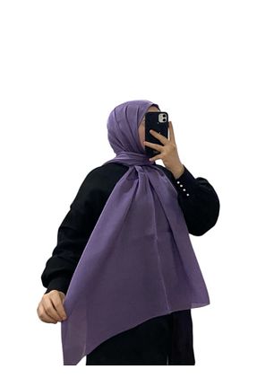 شال بنفش زنانه پنبه پلی استر şehri şal - کد 890958650