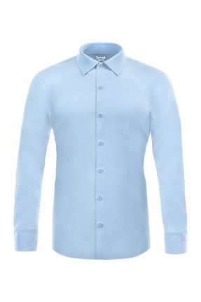 پیراهن آبی مردانه اسلیم فیت Torivalli Collection - کد 470262494