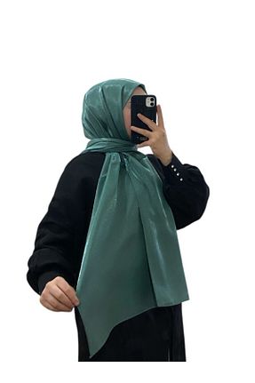 شال سبز زنانه پنبه پلی استر şehri şal - کد 890958714