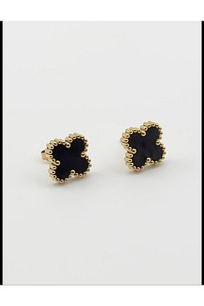 گوشواره استیل (فولاد) مشکی بچه گانه استیل ضد زنگ Çıtak - کد 890972039