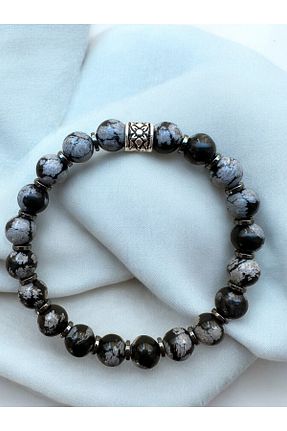 دستبند جواهر مشکی زنانه سنگ طبیعی Sunshe Atelier - کد 872066027