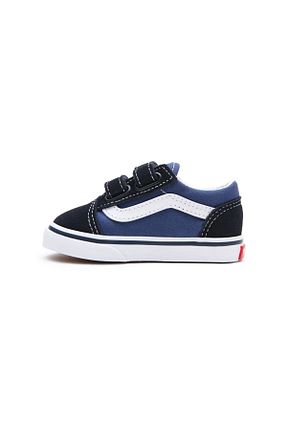 کفش اسنیکر سرمه ای بچه گانه چسبی Vans - کد 52115619