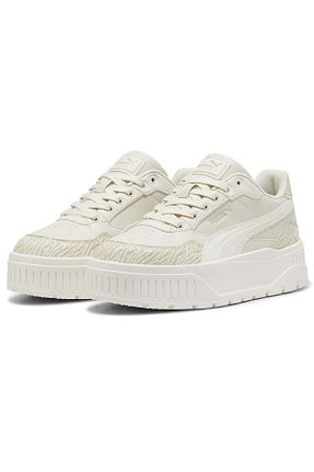 کفش اسنیکر بژ زنانه بند دار Puma - کد 855940794