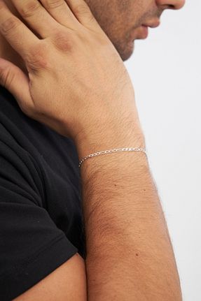 دستبند نقره مردانه 925 عیار Ventino Silver - کد 217210508