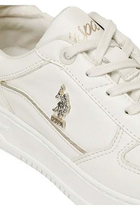 کفش اسنیکر بژ زنانه بند دار U.S. Polo Assn. - کد 854910694