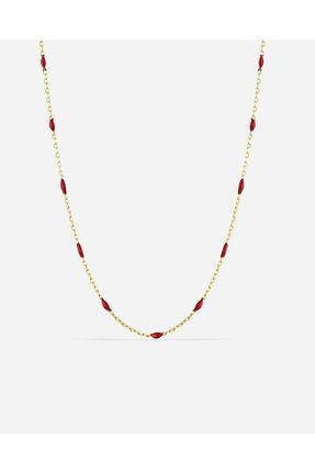 گردنبند نقره طلائی زنانه 925 عیار MEKS PRIVE - کد 891027666