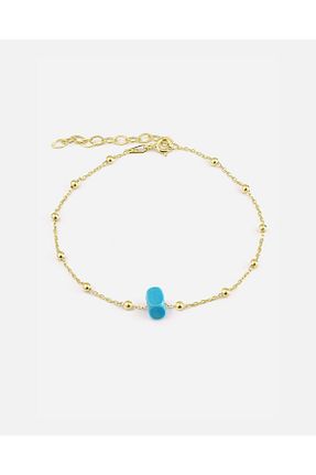 دستبند نقره طلائی زنانه 925 عیار MEKS PRIVE - کد 891027258