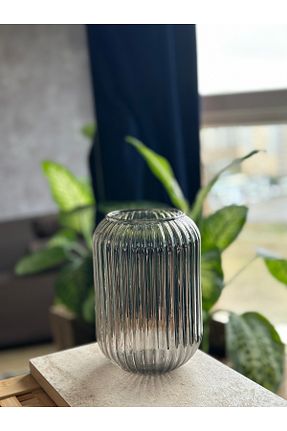گلدان طوسی شیشه Kalya Concept - کد 891037369