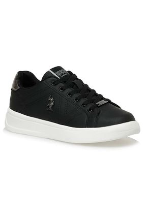 کفش اسنیکر مشکی زنانه بند دار U.S. Polo Assn. - کد 822234641