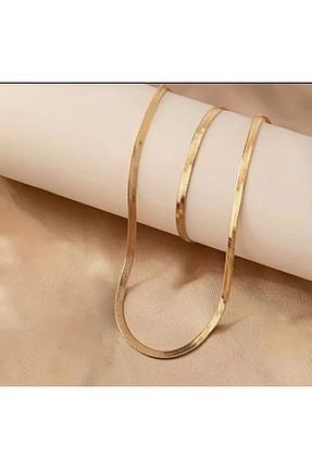گردنبند جواهر طلائی زنانه آهن Zess store - کد 891976475