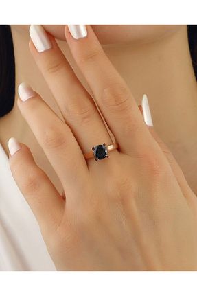انگشتر نقره صورتی زنانه 925 عیار MEKS PRIVE - کد 891035987