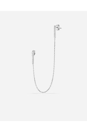 گوشواره نقره سفید زنانه 925 عیار MEKS PRIVE - کد 891029527