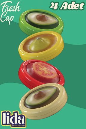 ظرف نگهداری قرمز پلاستیک Lida Houseware - کد 884547047