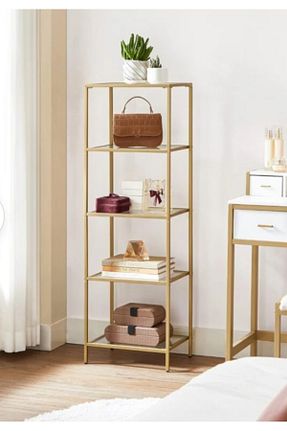 قفسه کتاب طلائی 165 سانتی متر Home - کد 892011961