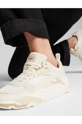 کفش اسنیکر بژ مردانه بند دار Puma - کد 770091847
