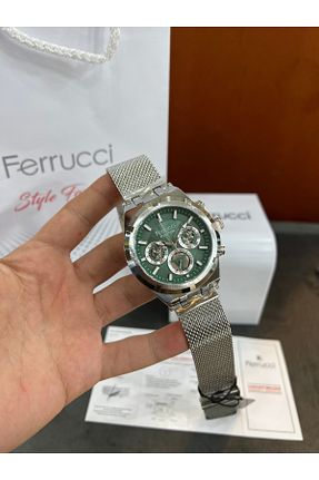 ساعت مچی طوسی مردانه 45 میلی متر Ferrucci - کد 891058643