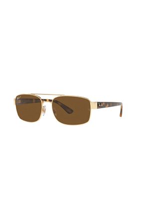 عینک آفتابی قهوه ای مردانه 61 Ray-Ban - کد 267180334