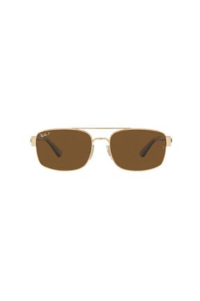 عینک آفتابی قهوه ای مردانه 61 Ray-Ban - کد 267180334