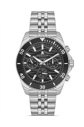 ساعت مچی متالیک مردانه 46 میلی متر Navimarine - کد 890534645
