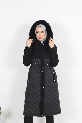 کاپشن مشکی زنانه گشاد Dabenti women style - کد 892242067