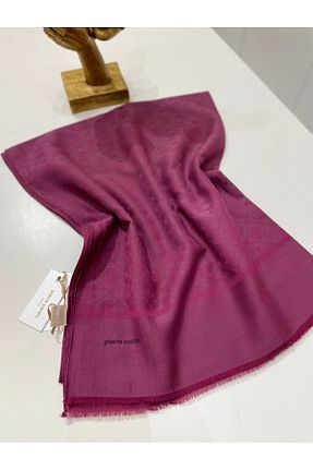 شال بنفش زنانه پنبه ای Pierre Cardin - کد 891121473