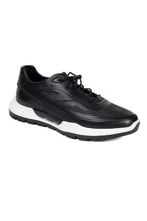 کفش اسنیکر مشکی مردانه چرم اصل Greyder - کد 826397363