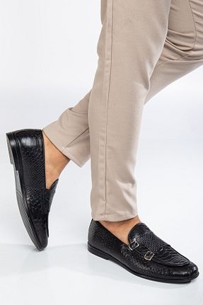 کفش لوفر مشکی مردانه چرم خالص Zegeshoes - کد 891146698