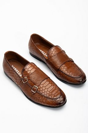کفش لوفر قهوه ای مردانه چرم خالص Zegeshoes - کد 891146693