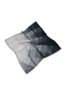 روسری طوسی پلی استر mim eşarp - کد 893421929