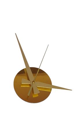 ساعت دیواری طلائی 9.5 x 9.5 GİZEM SHOP - کد 685296191