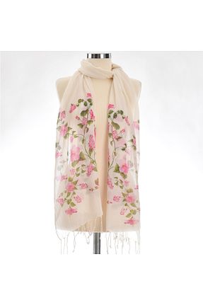 دستمال گردن نباتی زنانه پنبه ای Dosimira - کد 34469674